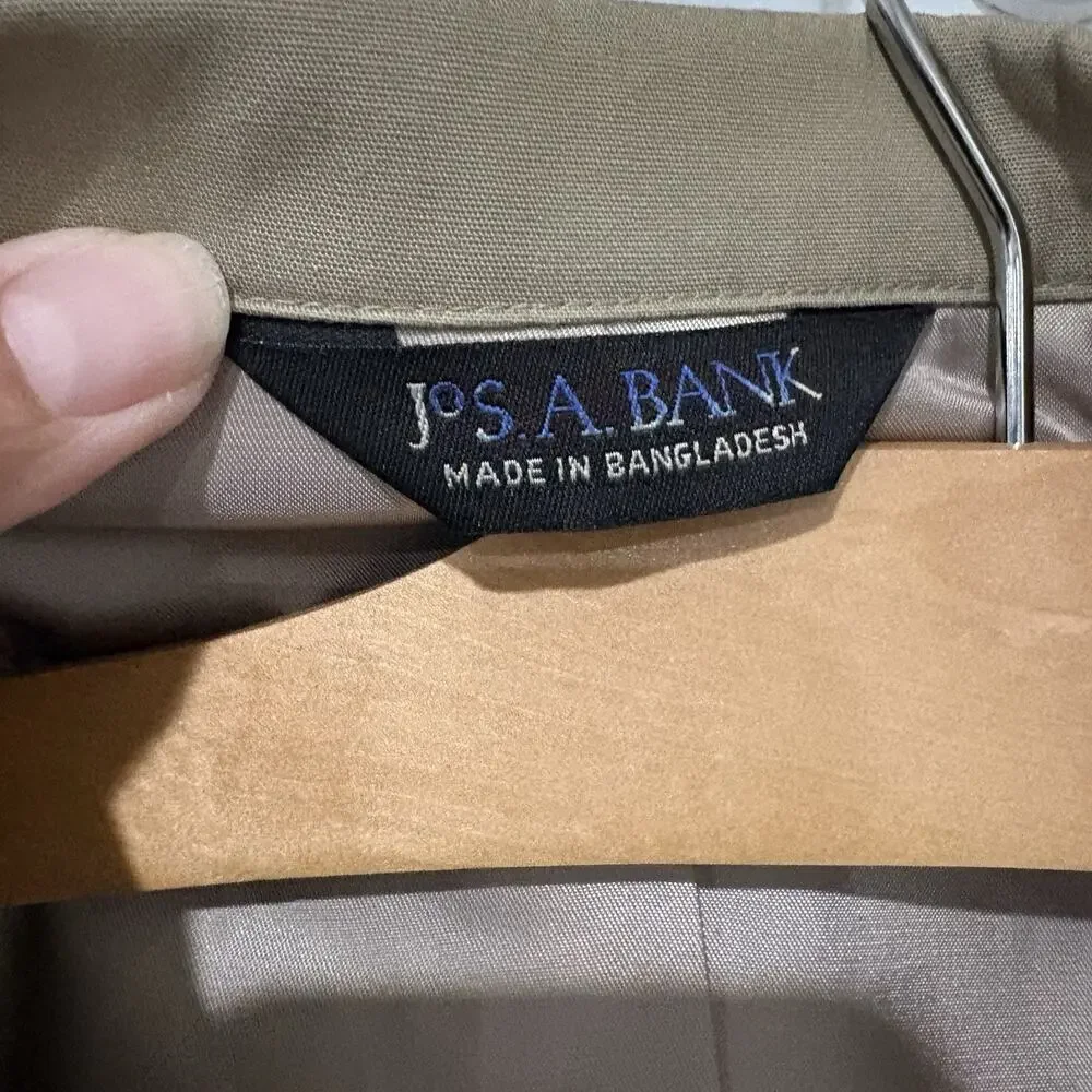 Jos A Bank | Blazer Jacket Tan Career Business NWT- Size 44 Short